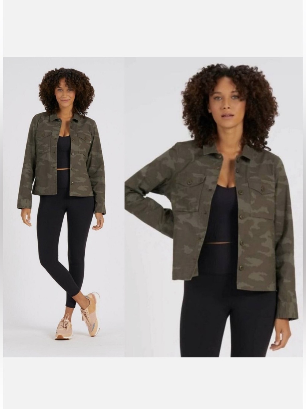 Vuori Women’s Ripstop Jacket Oregano Camo Small
